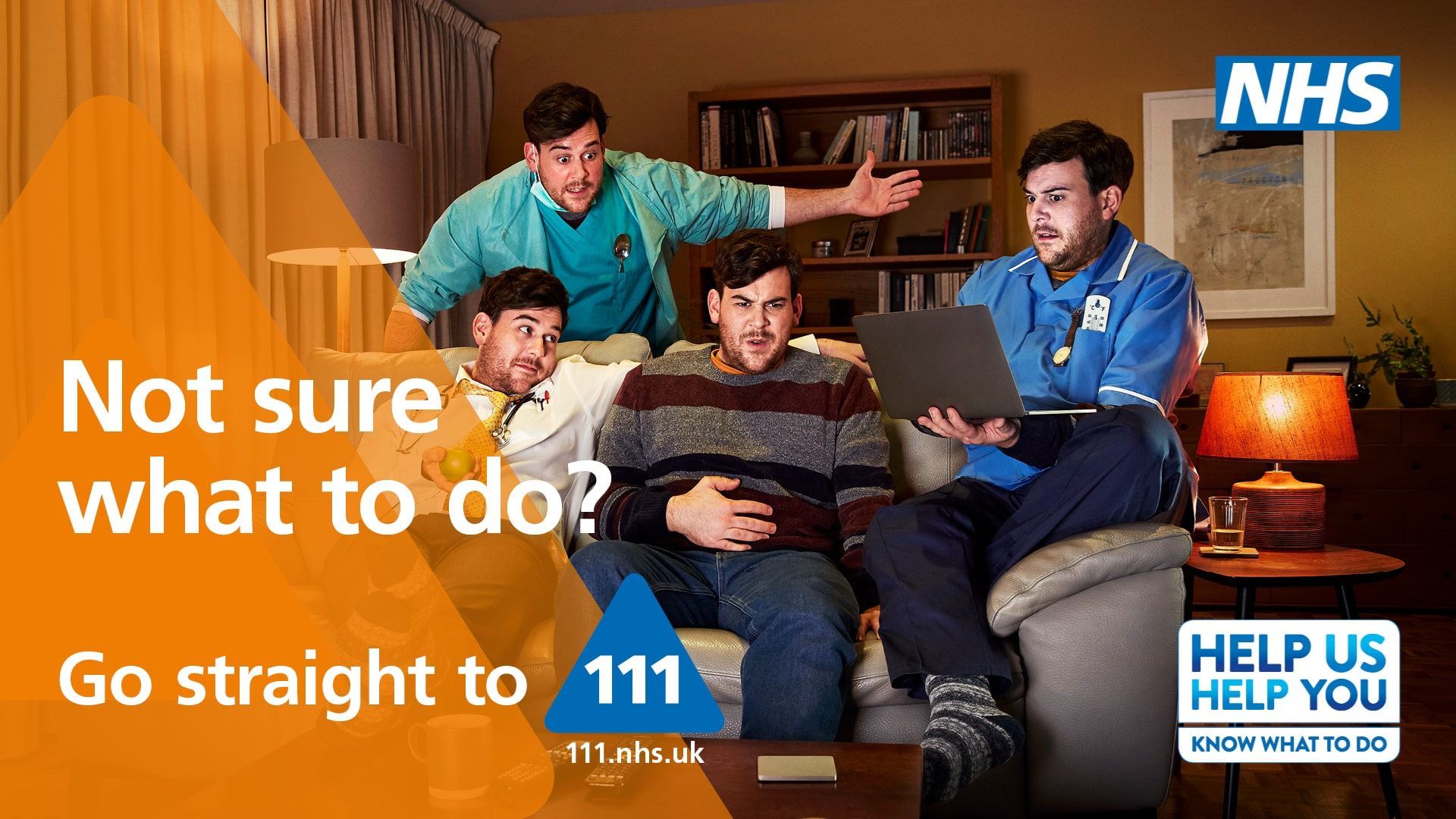 NHS 111 - Not sure what to do graphic